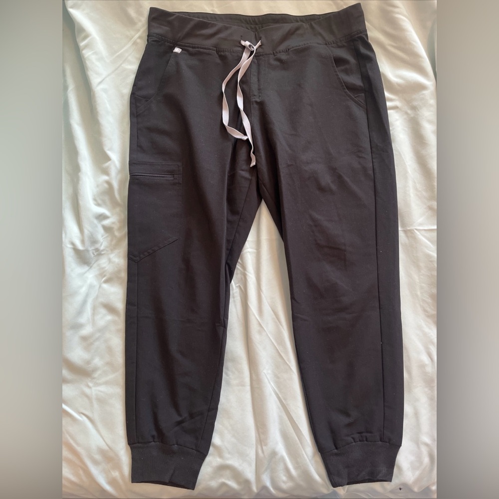 Figs Black Zamora Jogger Pants L/P